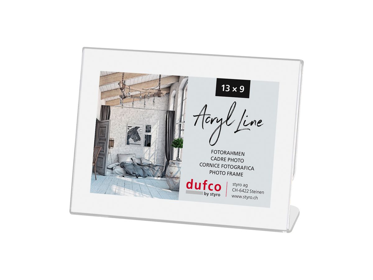 DUFCO Cornice acrilico 9x13cm 1420.00083 quer (8710982501205)