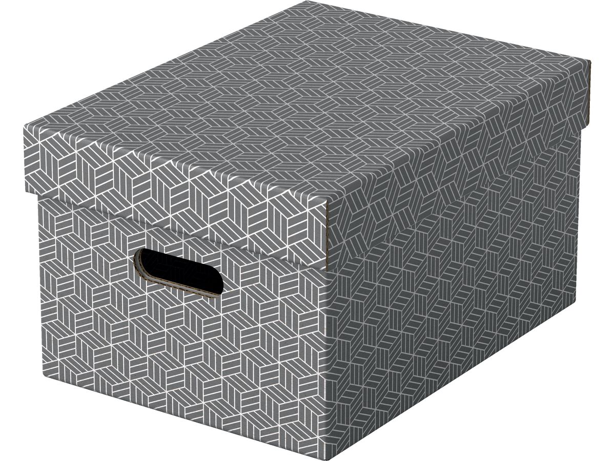 ESSELTE Vaschetta potadoc. Home M 628283 365x265x205mm, grigio 3 pz (4049793072289)