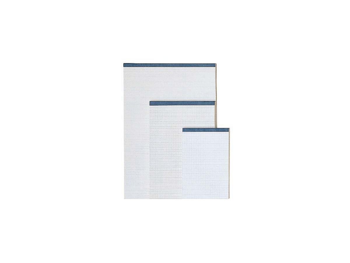 BÜROLINE Bloc bureau blanc A4 543192 quadrillé,5mm, 65g 100 flls. (7612532000453)