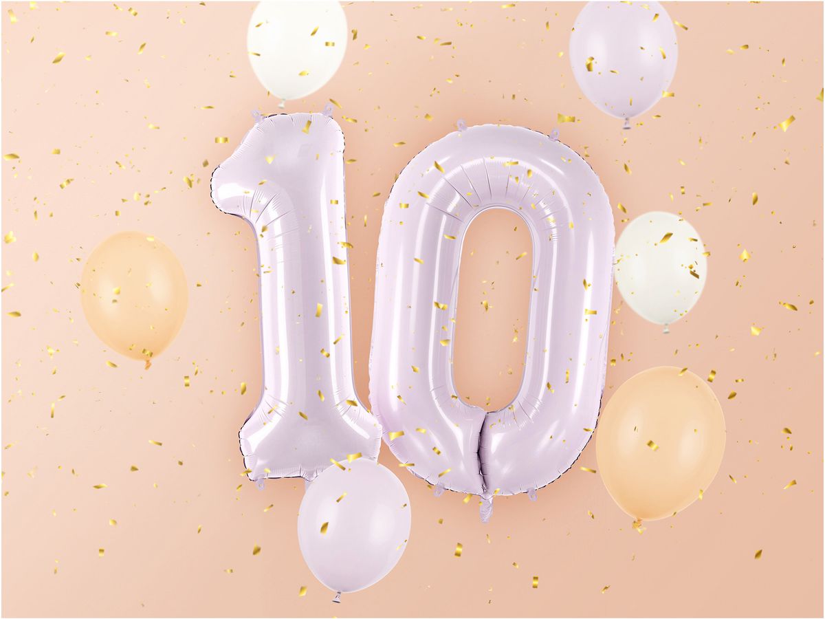 PARTYDECO Ballon en plastique no. 0 72cm FB230G-0-014 violet (5904555052529)