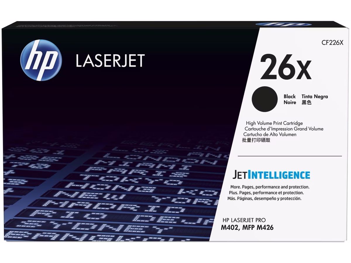 HP Toner-Modul 26X schwarz CF226X LJ Pro M402/MFP M426 9000 S. (0889296154778)