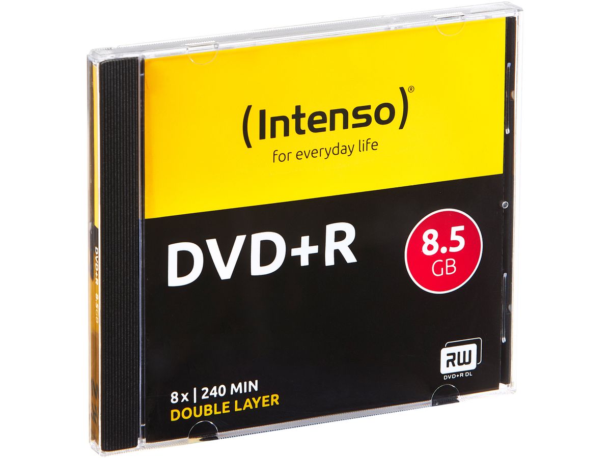 INTENSO DVD+R Jewel 8.5GB 4311245 8x 5 Pcs (4034303006946)