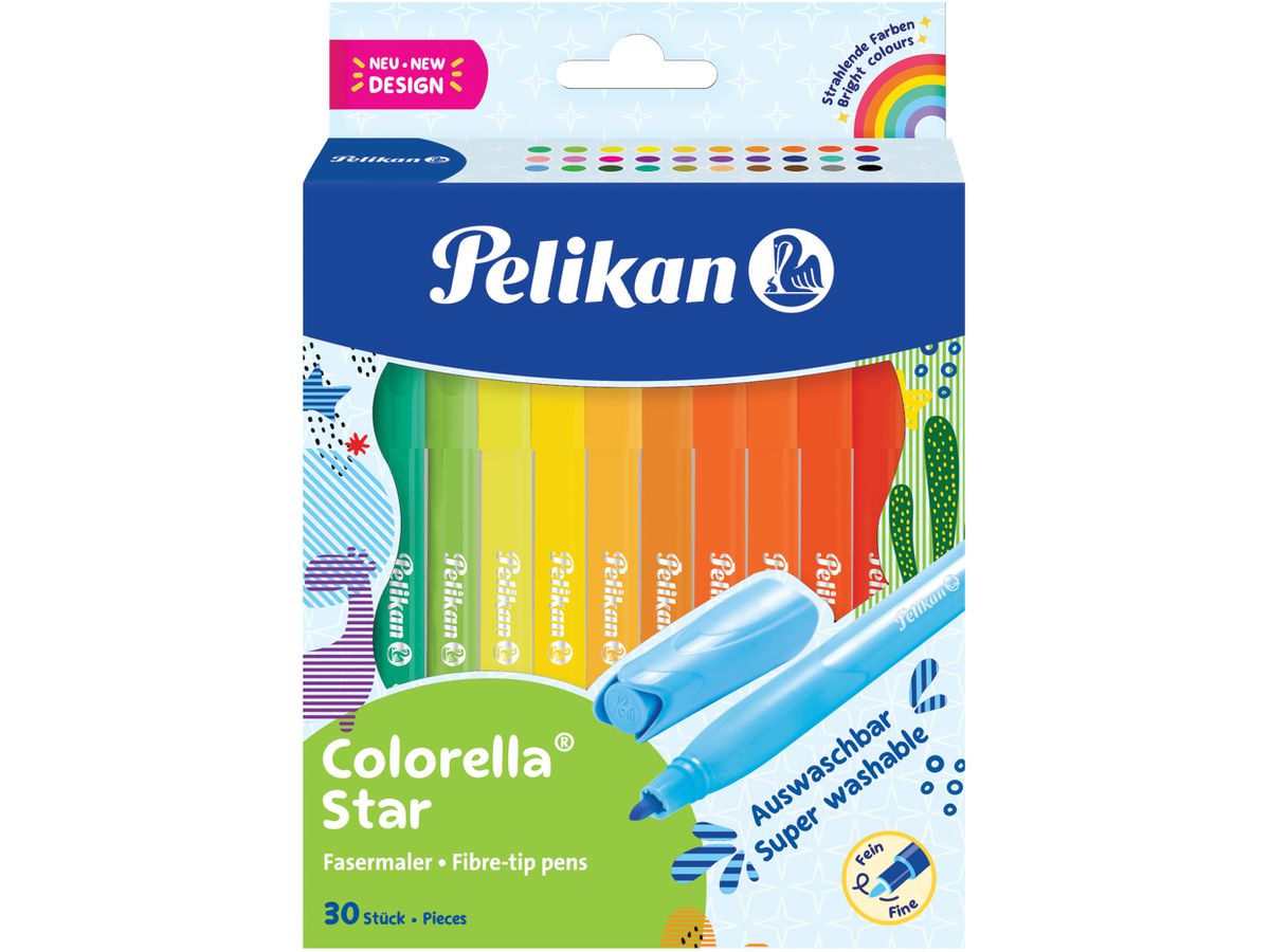 PELIKAN Filzstifte Colorella 822336 30er Kartonetui (4012700822338)