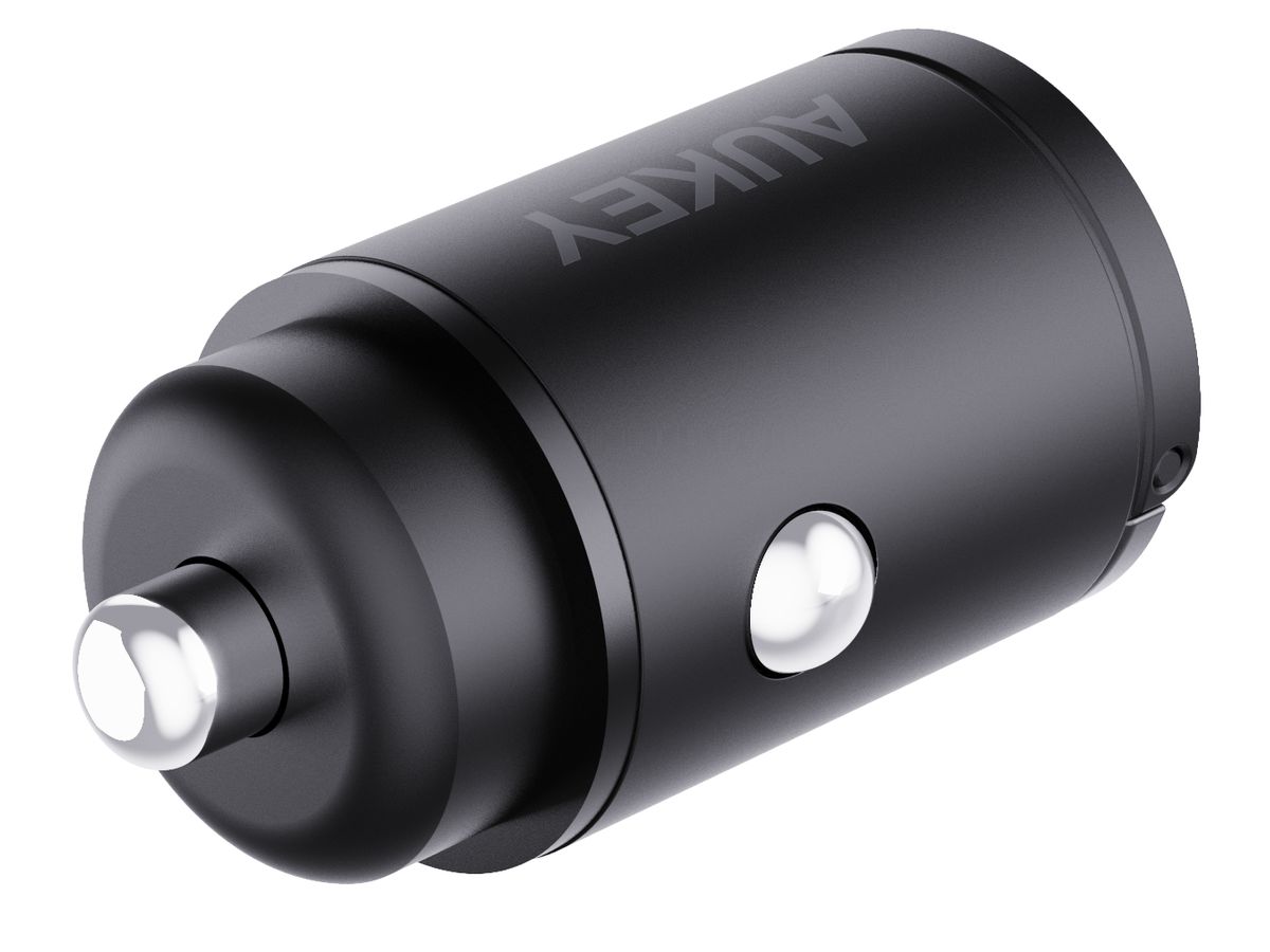 AUKEY Nano PD Car Charger 30W CC-A4 2-Port,USB-type C (0608119199846)