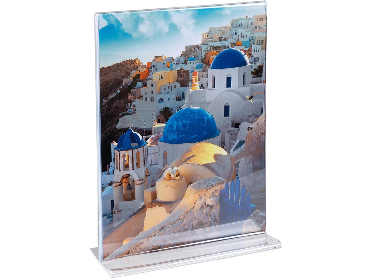 EXACOMPTA Tischaufsteller A5 85158D transparent, T-Form hoch (9002493109292)