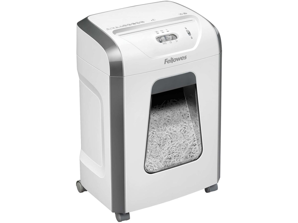 FELLOWES Aktenvernichter Powershred 15C 100017466 weiss, P-4, 19lt (0043859797141)