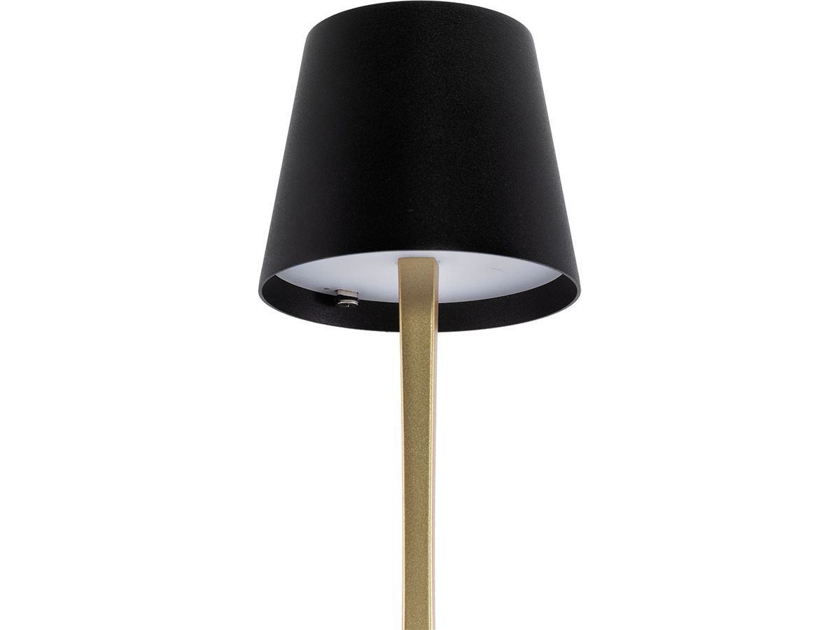 SECURIT Lampe de table ROME LP-RO-GD-BL or, batterie, dimmable (8720663161024)