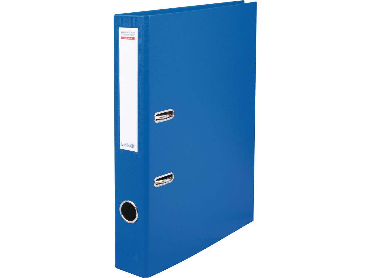 BIELLA Classeur fédéral 4cm 10341407U bleu foncé A4 (7611365270149)