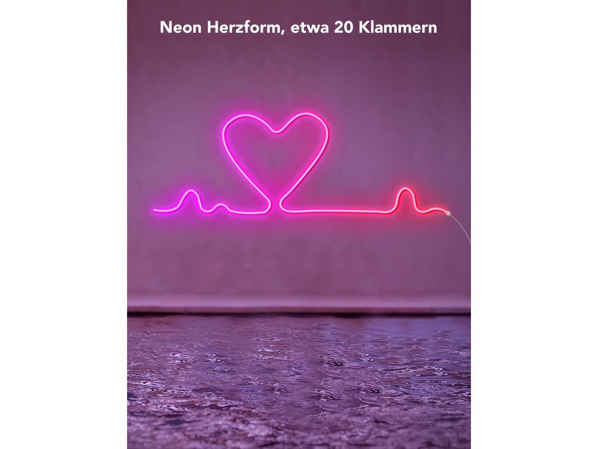 GOVEE Clip di montaggio H1000001 per Neon Rope Light 20 pezzi (6974316992295)