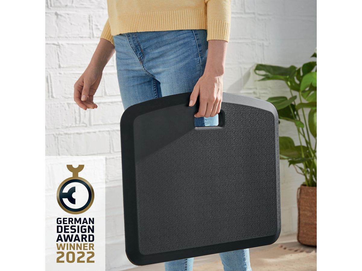 LEITZ Tapis anti-fatigue Cosy 5369-00-89 noir 457x20x560mm 1 pièce (4002432129614)