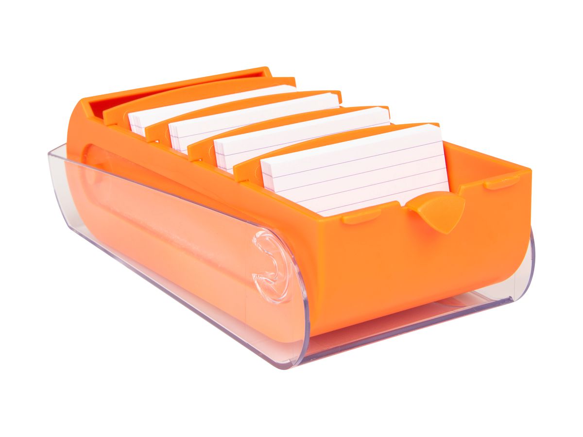 BIELLA Karteikartenbox Bunny A8 20885135U orange 10x6.2x19.5cm (7611365491001)