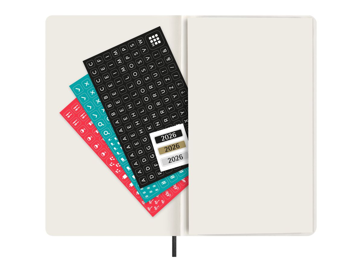 MOLESKINE Agenda Classic Large 2026 DSB12DC3Y26 1T/1S schwarz SC 13x21cm (8056999274573)