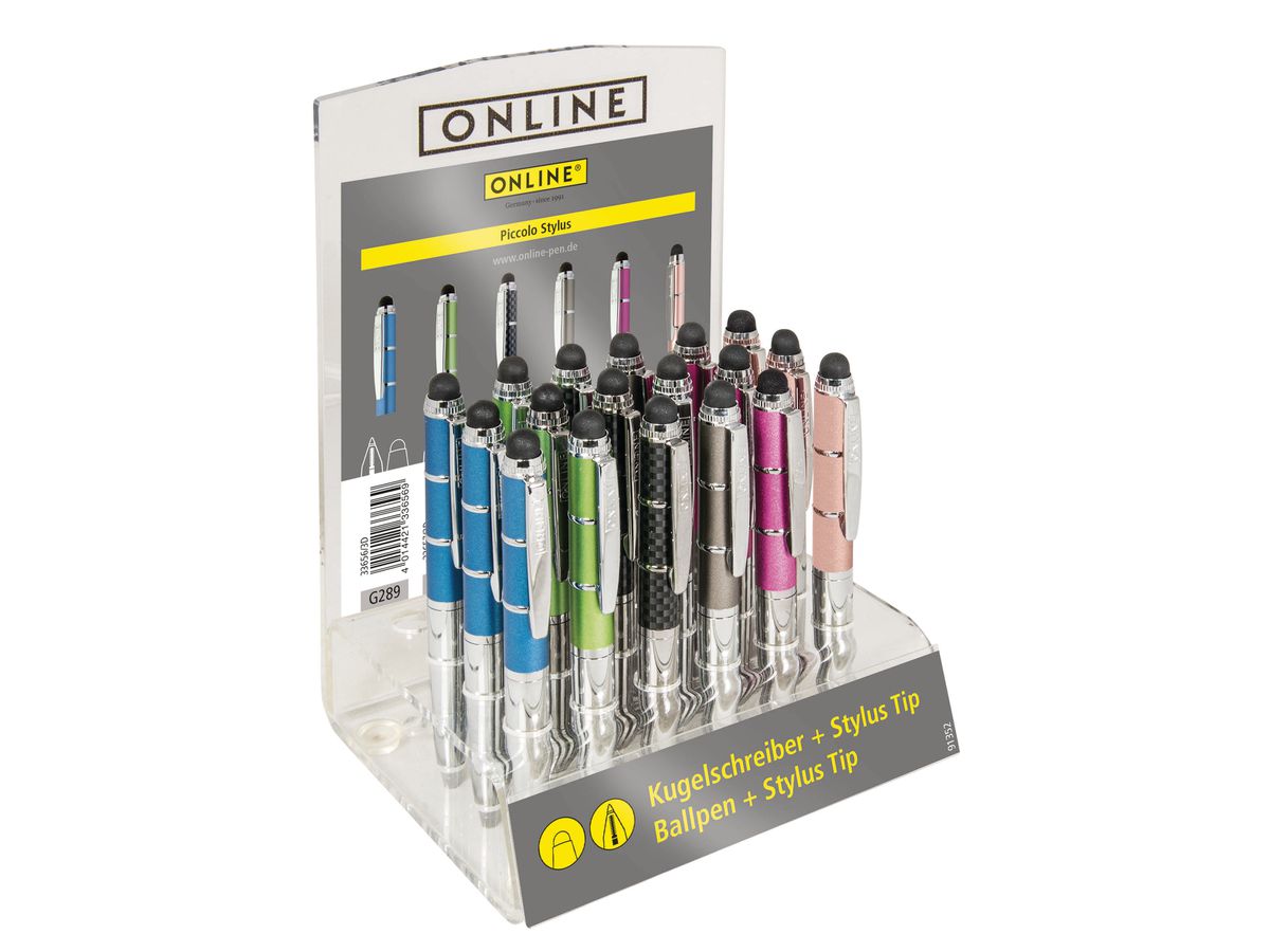 ONLINE Penna sfera Piccolo Stylus M 33731/18 18 pezzi ass. (4014421337313)