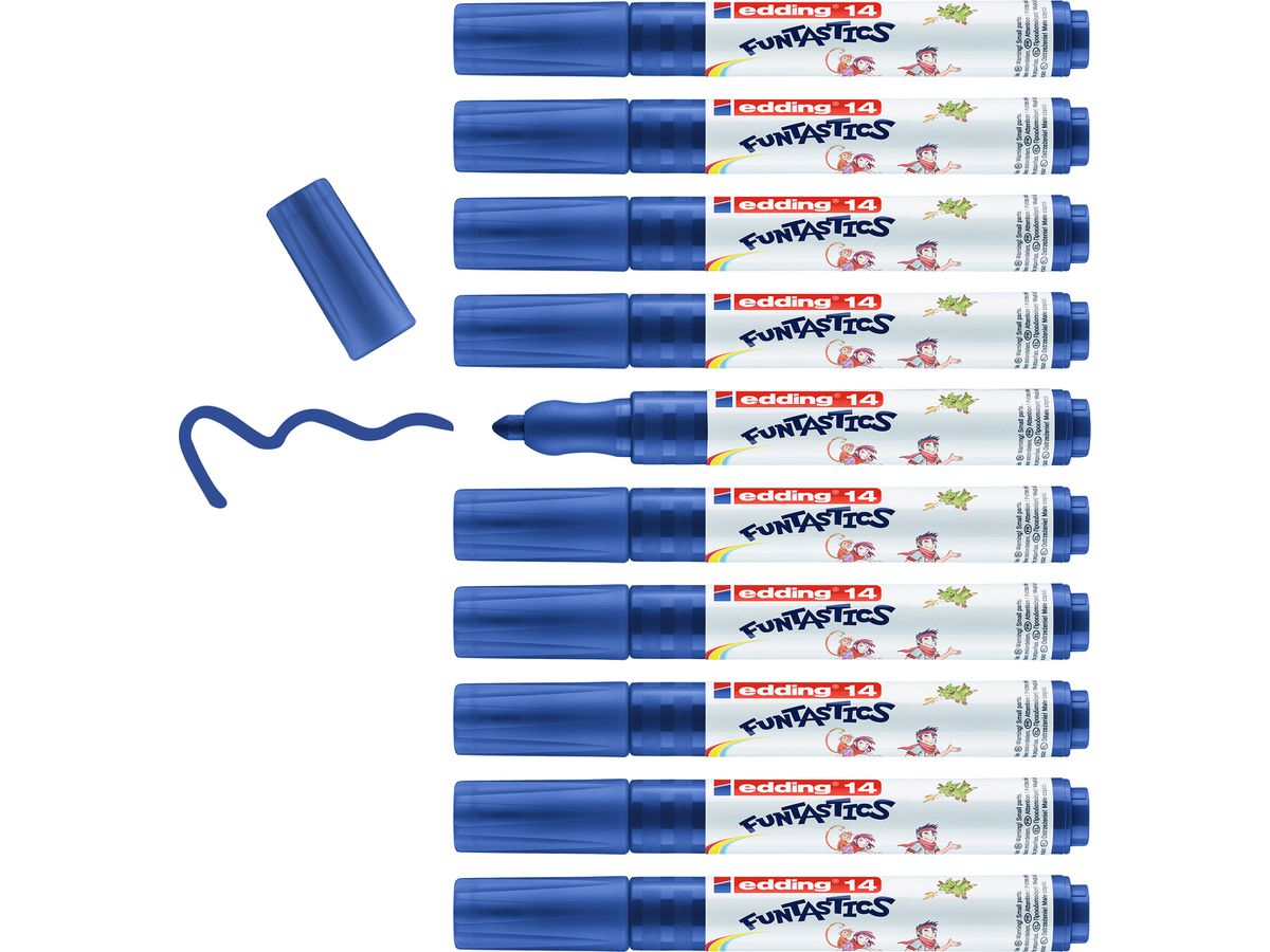 EDDING Fasermaler Funtastic 14 3mm 14-003 blau (4004764931057)