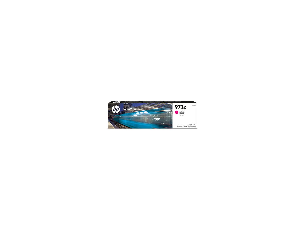 HP PW-Cartridge 973X magenta F6T82AE PageWide Pro 452/477 7000 S. (0889296544678)