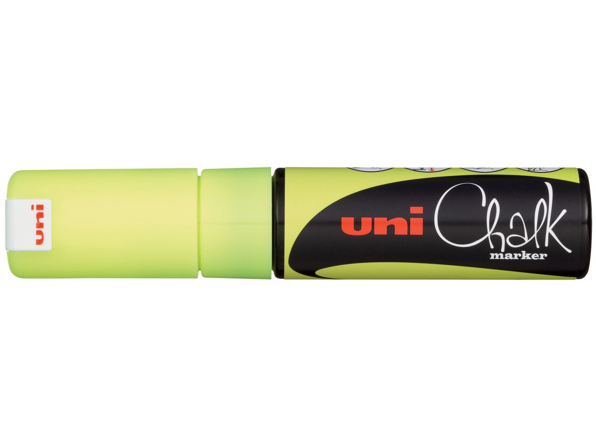 UNI-BALL Chalk Marker 8mm PWE8KF.YELLO jaune (4902778140109)