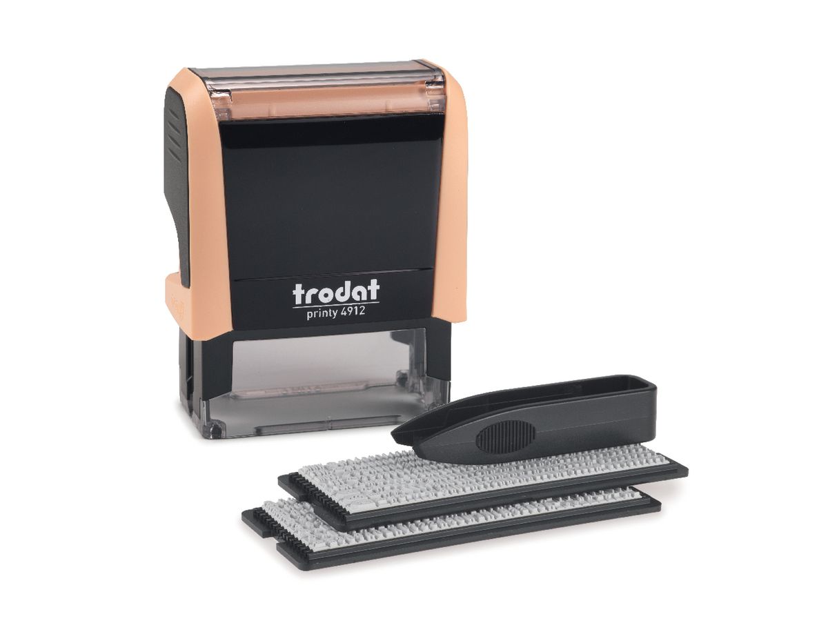 TRODAT Printy 4912 Typo 4 Zeilen Text 180860 pastellcreme (9010035808602)