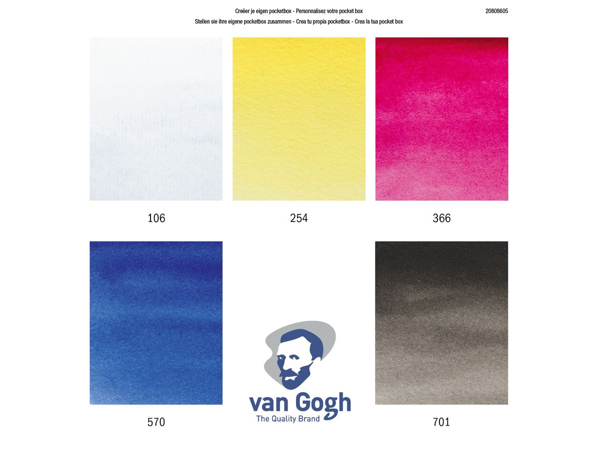 VAN GOGH Colori ad acquerello 20808605 Pocketbox (8712079498467)