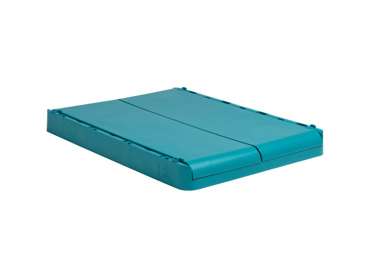 EXACOMPTA Boîte pliable Skandi A4+ 27234D Mini bleu pacif. 375x40x275mm (9002493272347)
