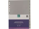 BÜROLINE Registro PP grigio A4 40936 grigio 1-10 (7612532058119)