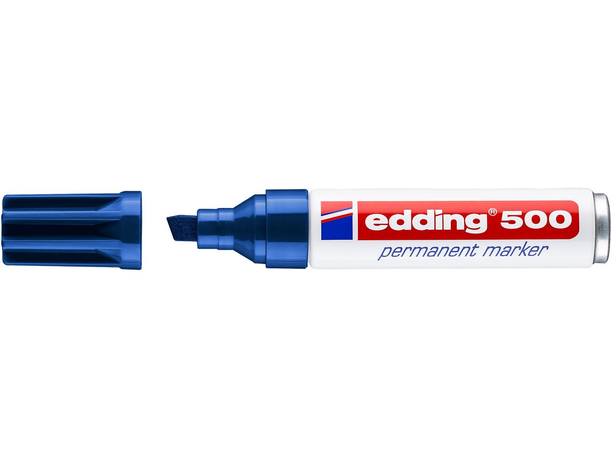 EDDING Marqueur permanent 500 2-7mm 500-3 bleu (4004764329649)