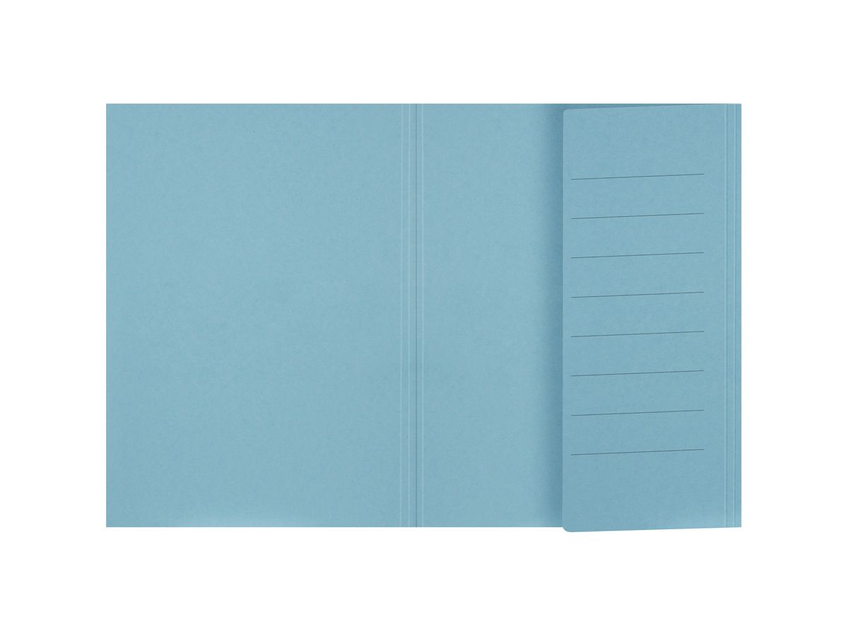 BIELLA Einlagemappe m. Klappe A4 25040105U blau 240g/m2 50 Stück (7611365216697)