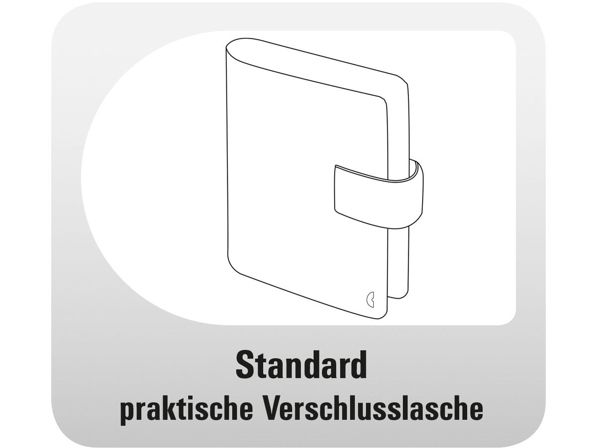 CHRONOPLAN Ringbuch Einsteiger Standard 50103Z.26 Kunstleder schwarz A5 (4004182501030)