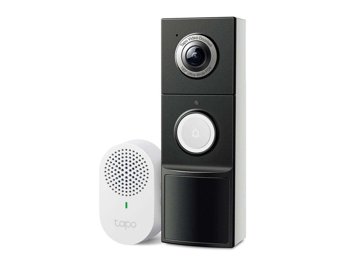 TP-LINK Video Doorbell Camera Tapo D235 2K, 10000mAh Battery (8885021371351)