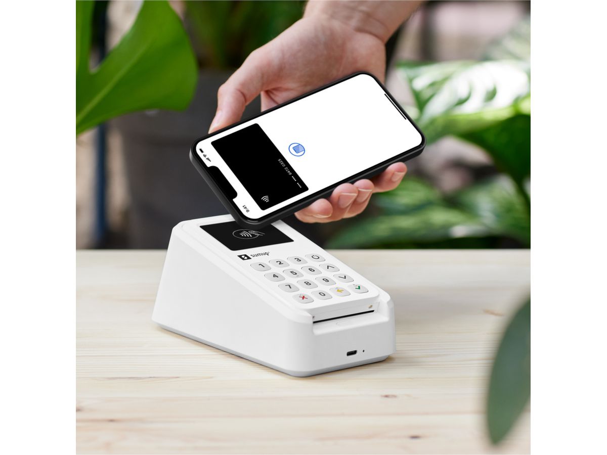 SUMUP 3G Kartenterminal SUM-900605801 und Bondrucker (4260325421898)