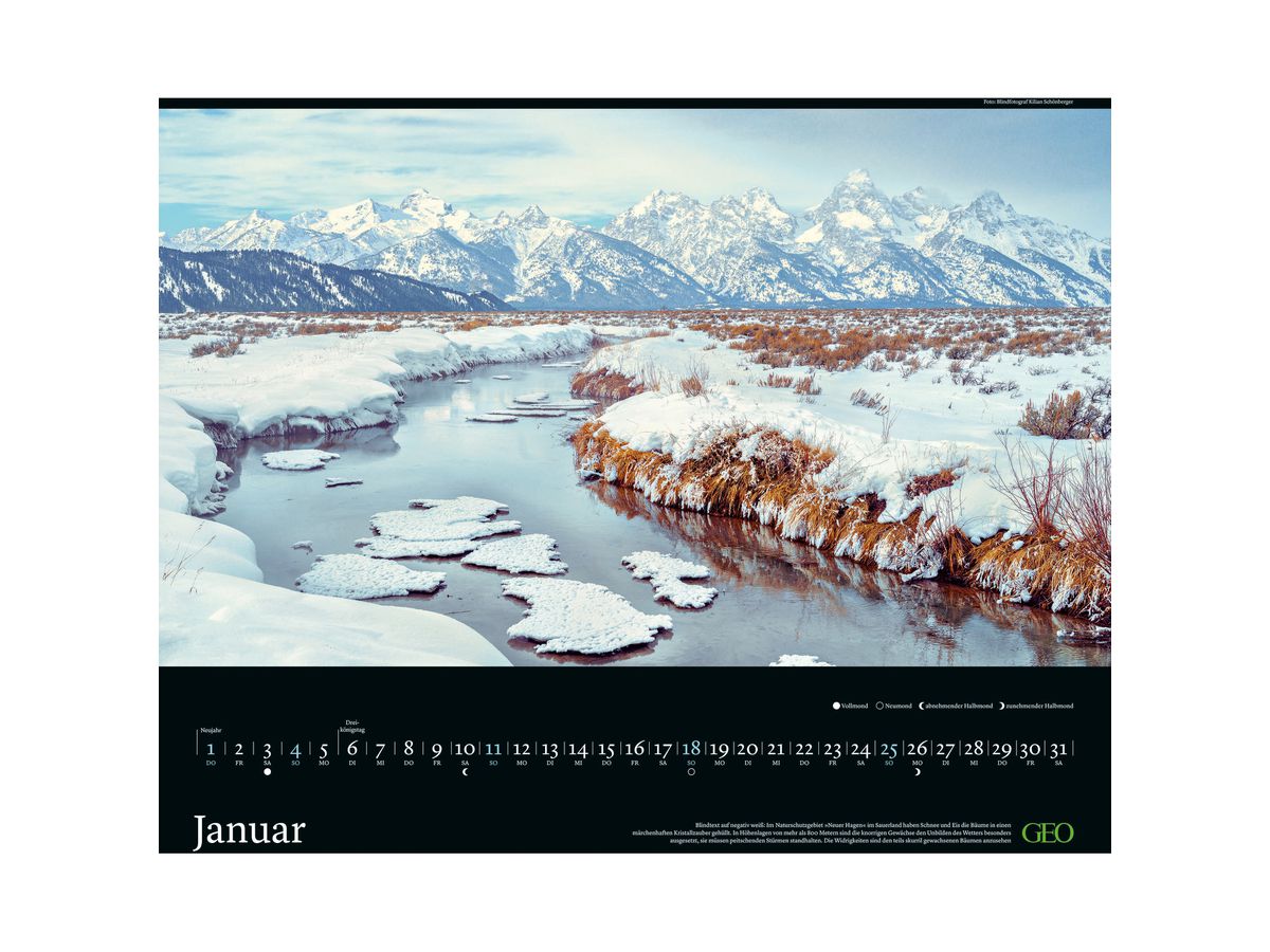 GEO Bildkalender 2026 4069095007291 GEO Traumziele 50x45cm (4069095007291)
