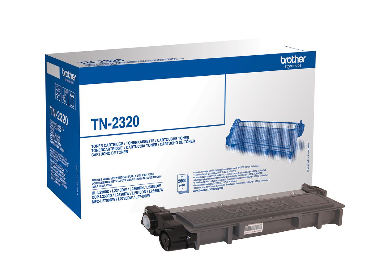 BROTHER Toner HY schwarz TN-2320 HL-L2340/L2360 2600 Seiten (4977766738989)