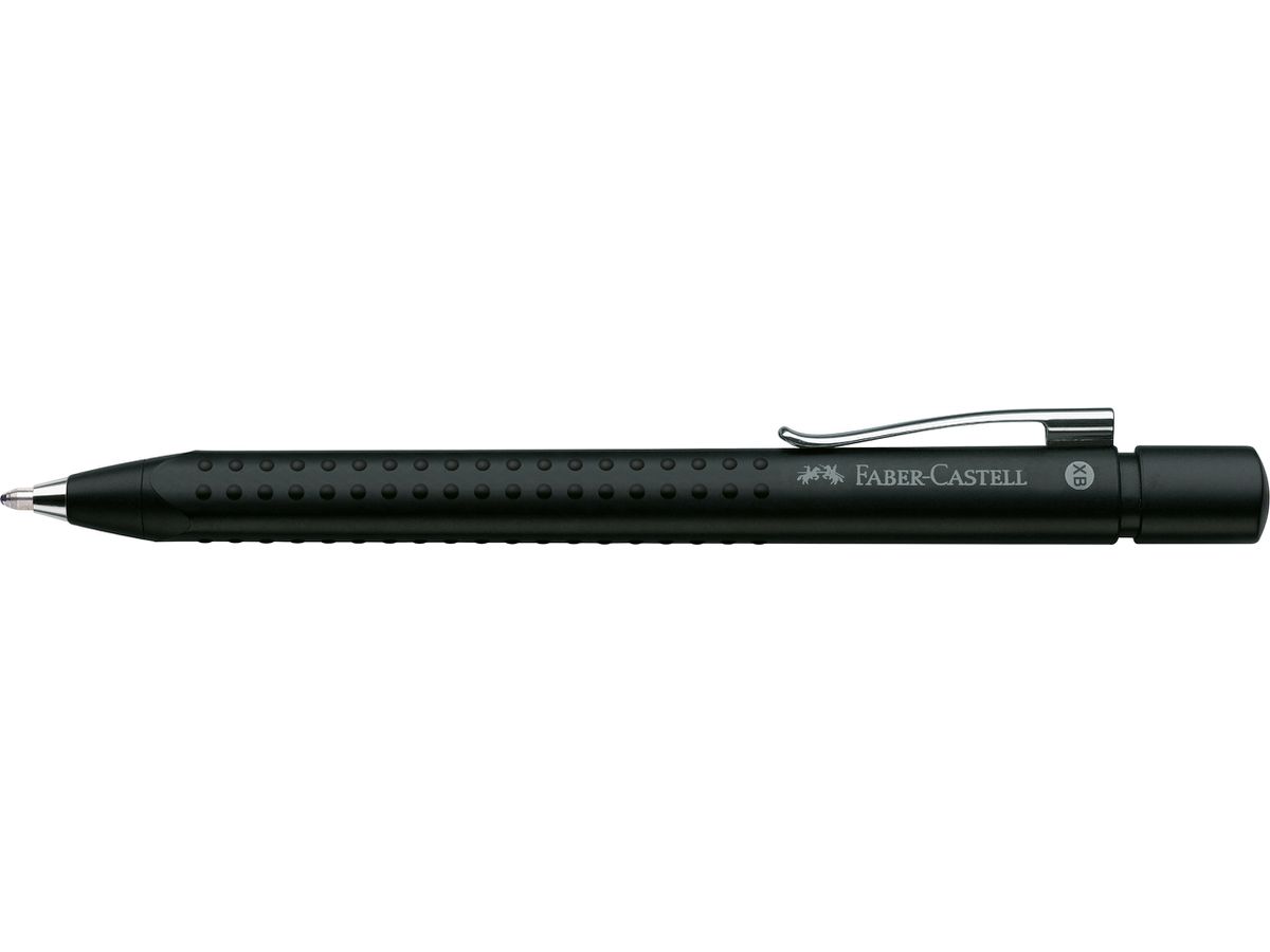 FABER-CASTELL Druckkugelschr.GRIP 2011 M 144187 schwarz matt 0.7mm (4005401441878)
