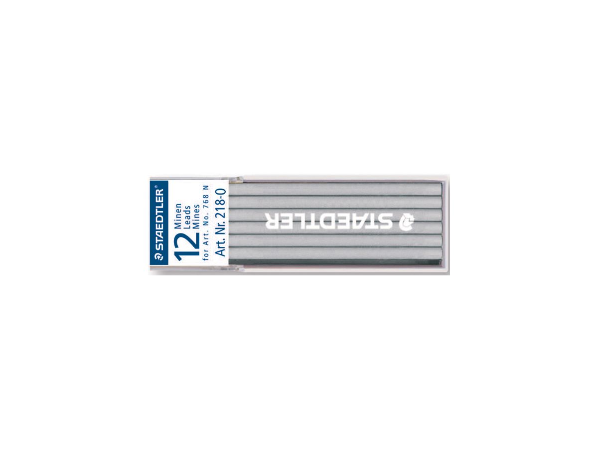 STAEDTLER Mine Lumocolor non-perm. 768N 218-0 bianco 12 pezzi (4007817212110)