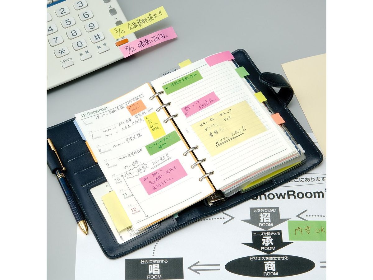 NT Memoc Paper RK-15CH-C rose/lemon/orange 15mmx10m (4903076006326)