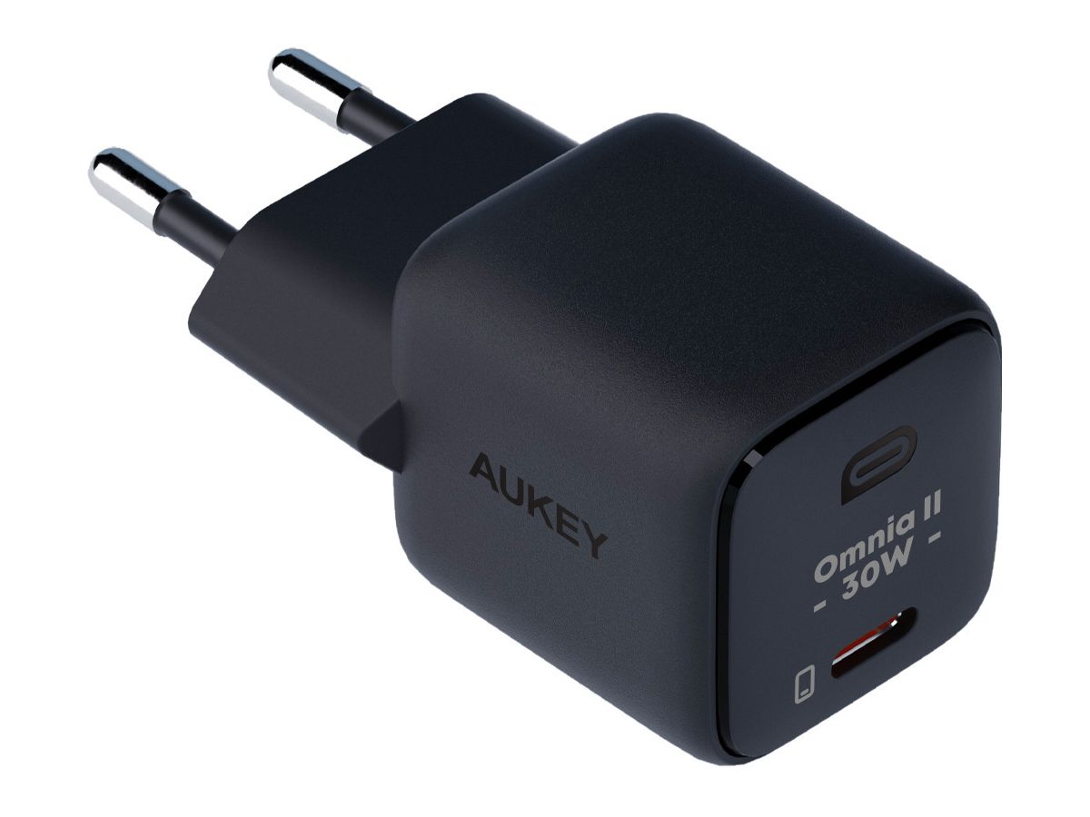 AUKEY Minima 30W GaN USB-C PA-B1L BK Wall Charger (0689323784851)