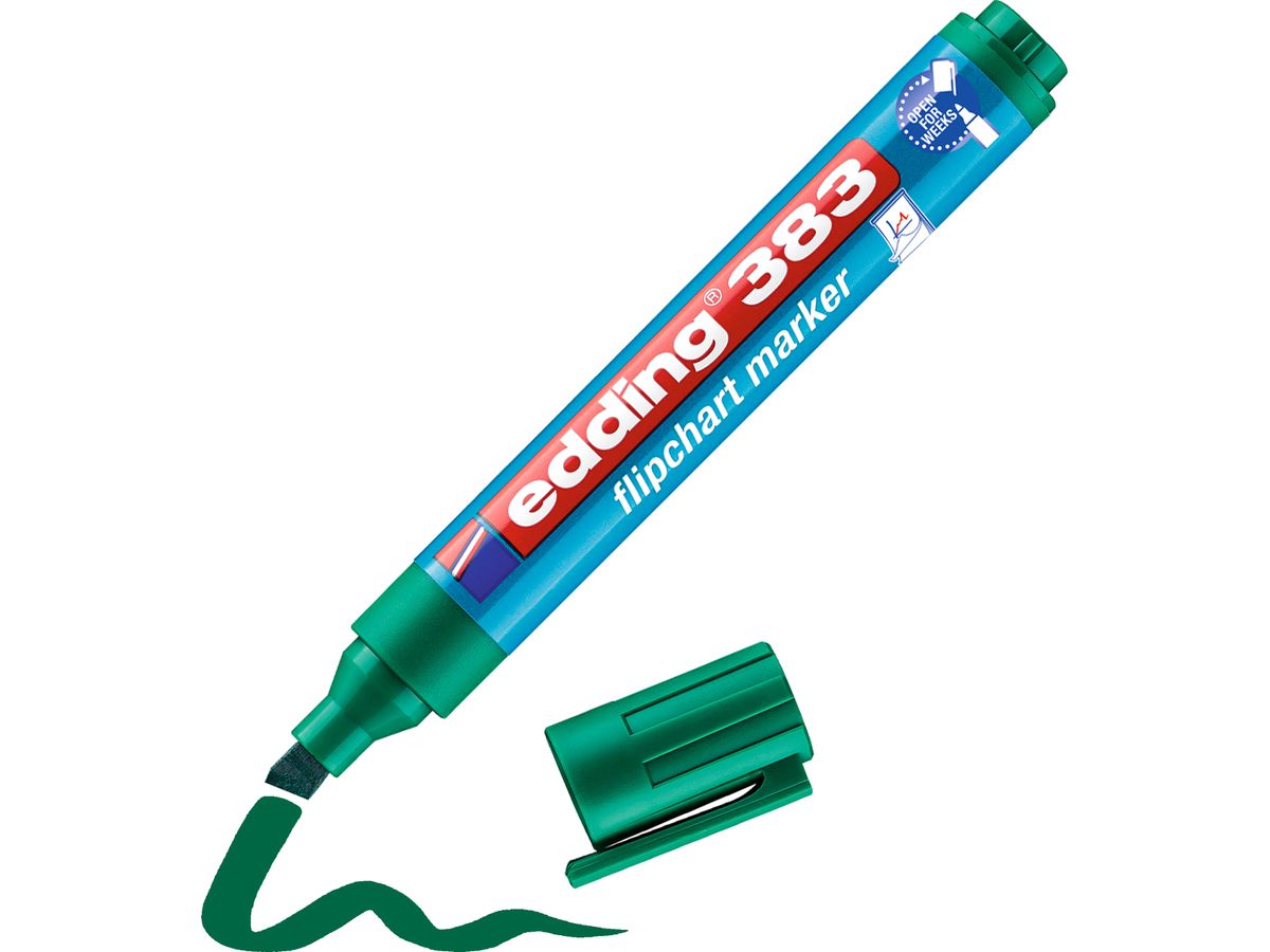 EDDING Flipchart Marker 383 1-5mm 383-4 grün (4004764013937)