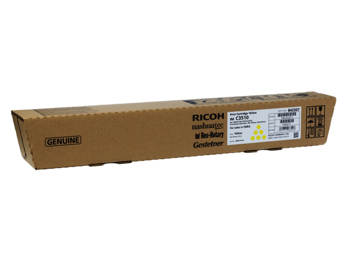 RICOH Toner yellow 842507 IM C3010(A)/3510(A) 28'000 S (4961311968228)
