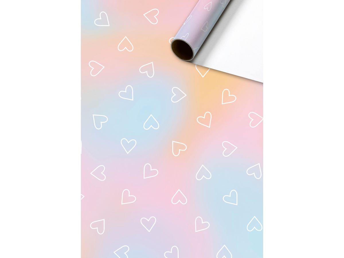 STEWO Geschenkpapier 70x150cm 2528161599 Shiny Love (7630050884041)
