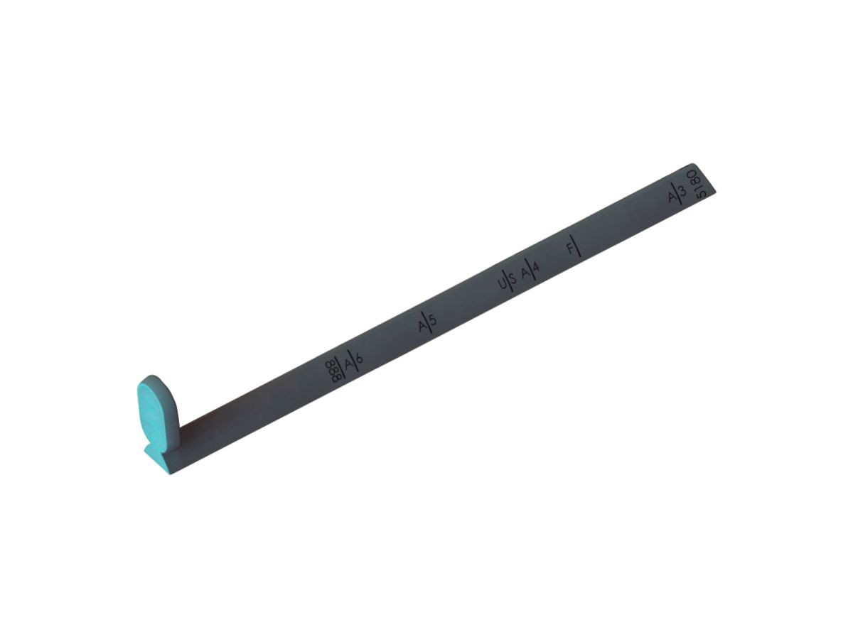 LEITZ Anschlagschiene 5180 5172-00-00 dunkelgrau (4002432365234)