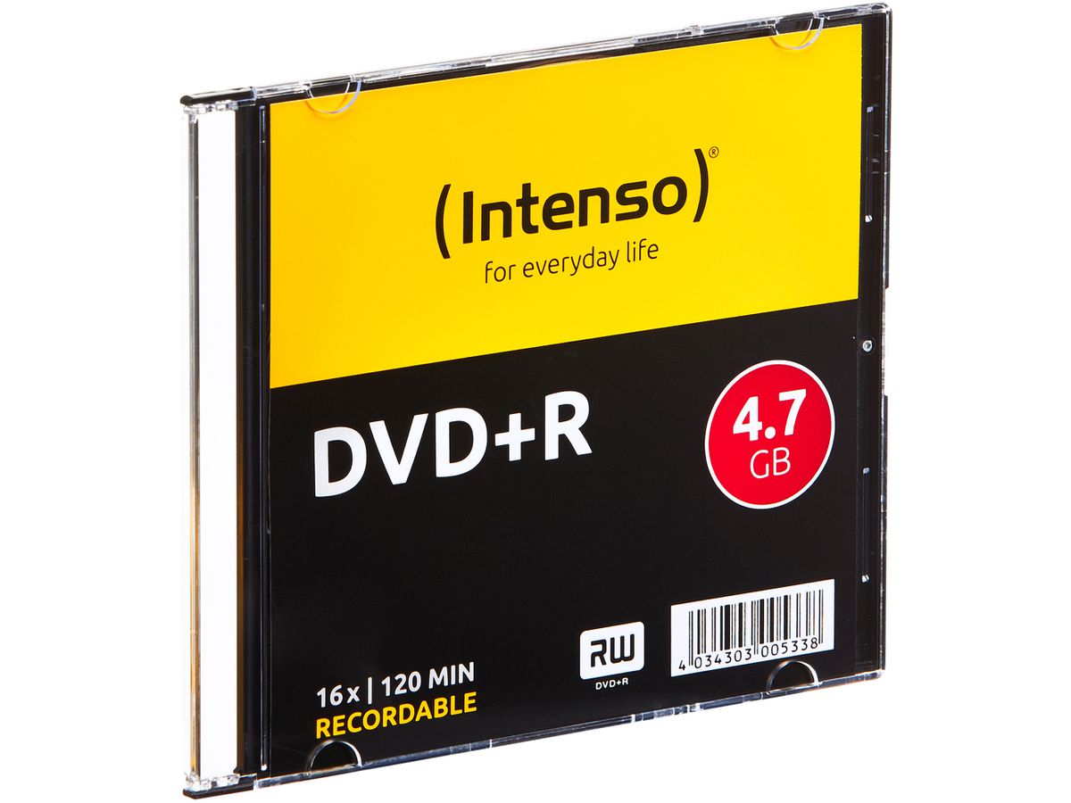 INTENSO DVD+R Slim 4.7GB 4111652 16x 10 Pcs (4034303005222)