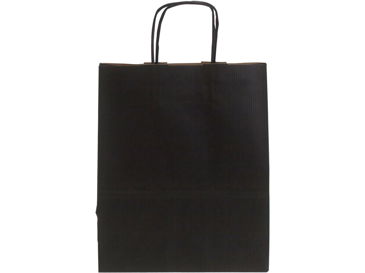 NEUTRAL Sacchetto Allegra nero SDF22-798 Kraft,110g, 22x10x27cm 25 pz. (0800671529196)