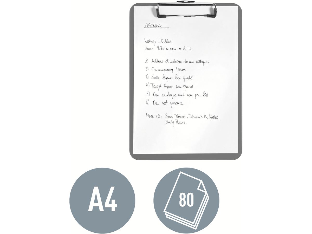 LEITZ Klemmbrett WOW PS A4 3971-00-26 rot (4002432135042)
