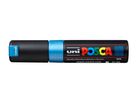 POSCA Marker 8mm PC8KMET.BLUE MET Metal.blau, Keilsp. (4902778113639)