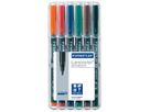 STAEDTLER Lumocolor permanent B 314 WP6 6 Farben ass. (4007817323496)