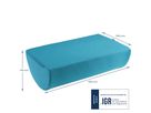 LEITZ Fussstütze Cosy 5371-00-61 blau 260x140x405mm (4002432129591)
