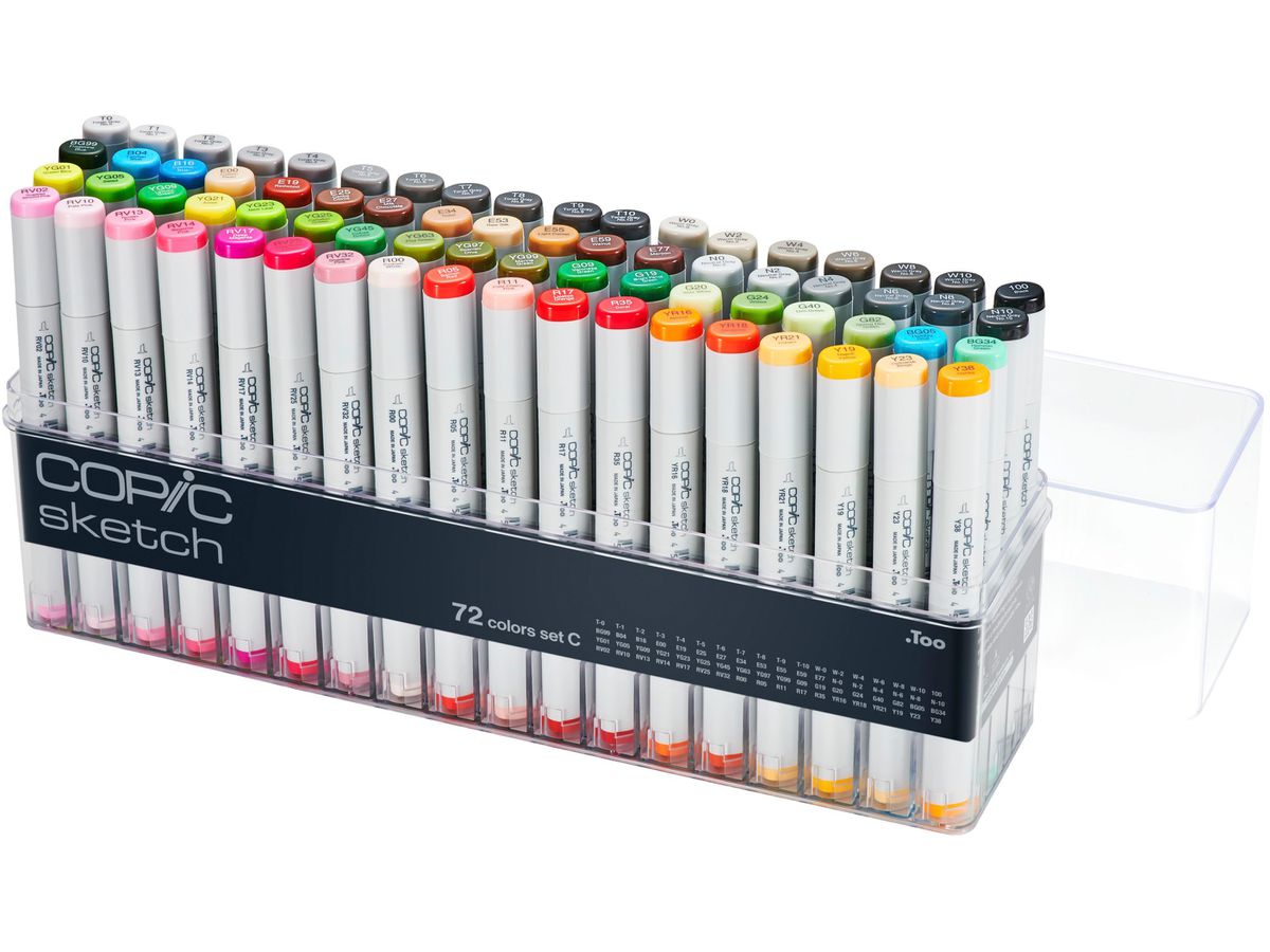 COPIC Marker Sketch 21075162 Set C, 72 pz. (4511338063187)