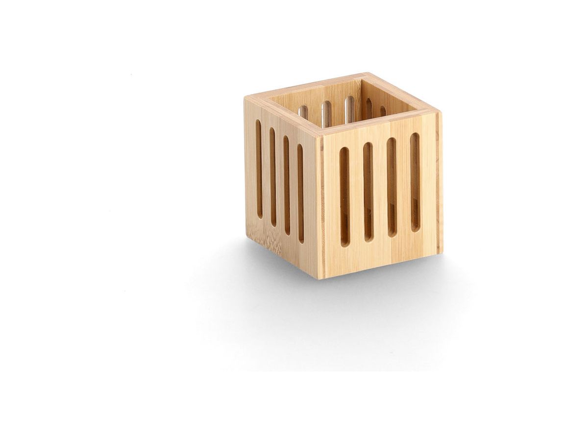 ZELLER Stiftehalter 15201 bambus 8x8x8cm (4003368152011)