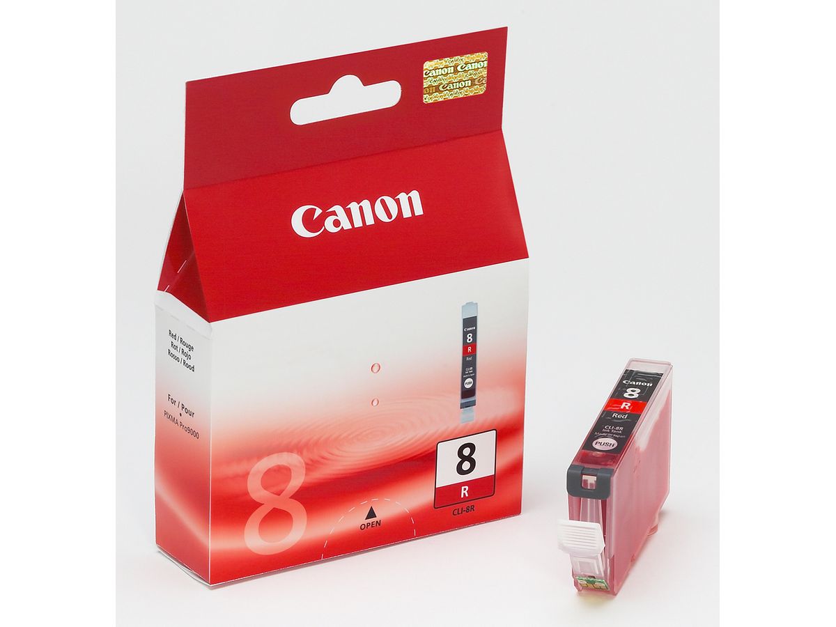 CANON Tintenpatrone red CLI-8R PIXMA Pro9000 13ml (4960999272962)