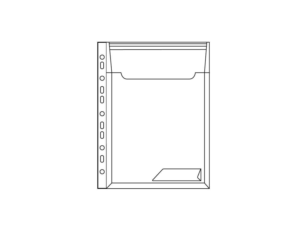 LEITZ Combifile 4727-00-03 Maxi ,PP transp. 200my 3 pcs. (4002432371020)