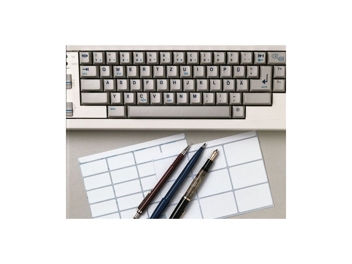 HERMA Etichette universali 52x82mm 2490 bianco 128 pezzi/32 fogli (4008705024907)